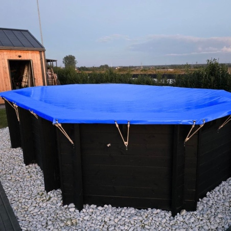 Winterabdeckung  10.36 x 5.36 m für Pool BAS7310