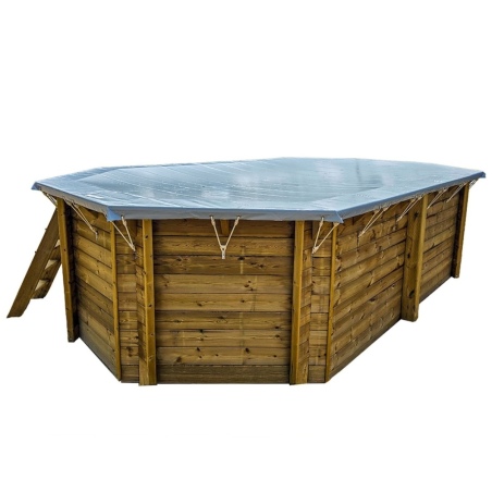 Winterabdeckung  10.36 x 5.36 m für Pool BAS7310