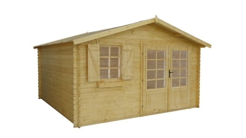 Gartenhaus, Gerätehaus 16m2 - 4x4m - 28mm