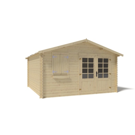 Gartenhaus, Gerätehaus 16m2 - 4x4m - 28mm
