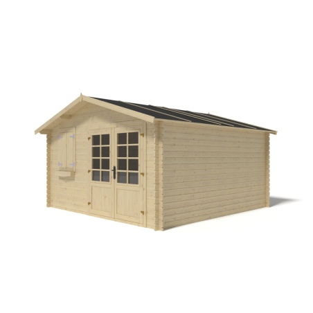 Gartenhaus, Gerätehaus 16m2 - 4x4m - 28mm