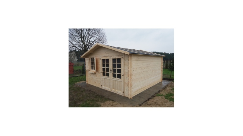 Gartenhaus, Gerätehaus 16m2 - 4x4m - 28mm
