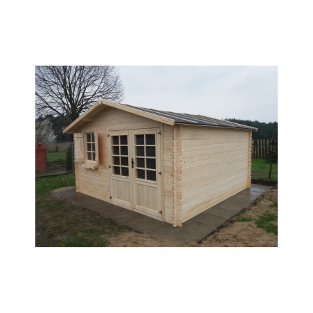 Gartenhaus, Gerätehaus 16m2 - 4x4m - 28mm