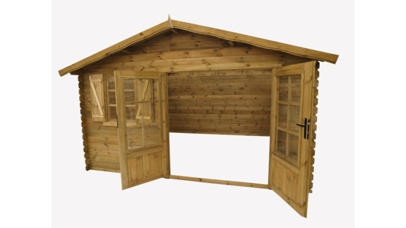 Gartenhaus, Gerätehaus 16m2 - 4x4m - 28mm