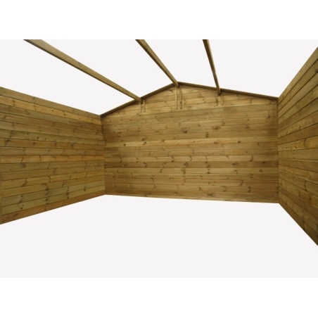 Gartenhaus, Gerätehaus 16m2 - 4x4m - 28mm