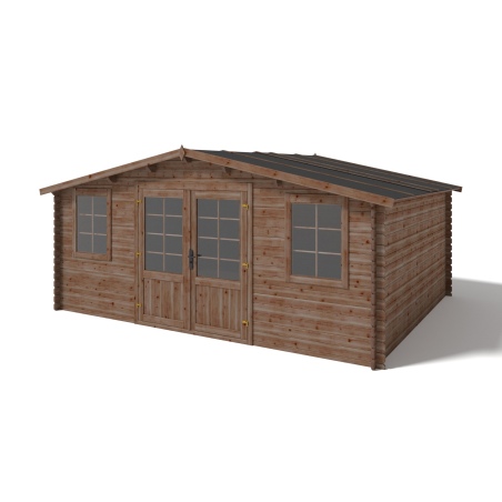 Gartenhaus, Gerätehaus 20m2 - 5x4m - 28mm - Imprägniert