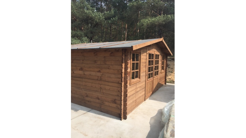 Gartenhaus, Gerätehaus 20m2 - 5x4m - 28mm - Imprägniert