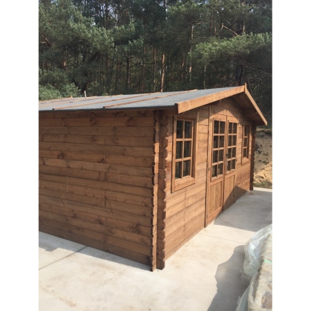 Gartenhaus, Gerätehaus 20m2 - 5x4m - 28mm - Imprägniert