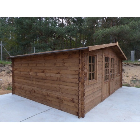 Gartenhaus, Gerätehaus 20m2 - 5x4m - 28mm - Imprägniert
