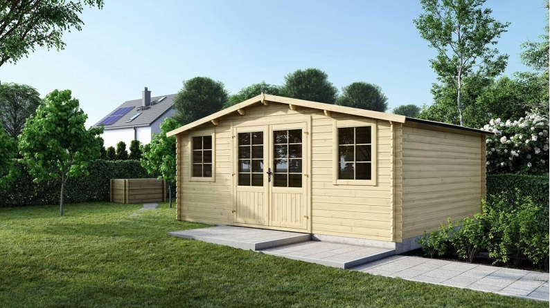 Gartenhaus, Gerätehaus 25m2 - 5x5m - 40mm