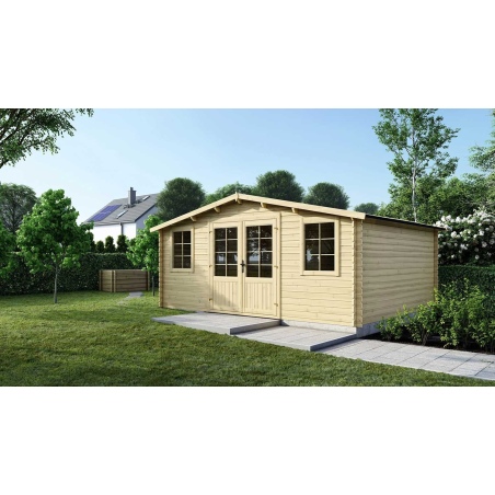 Gartenhaus, Gerätehaus 25m2 - 5x5m - 40mm