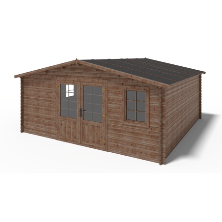 Gartenhaus, Gerätehaus 25m2 - 5x5m - 28mm - Imprägniert