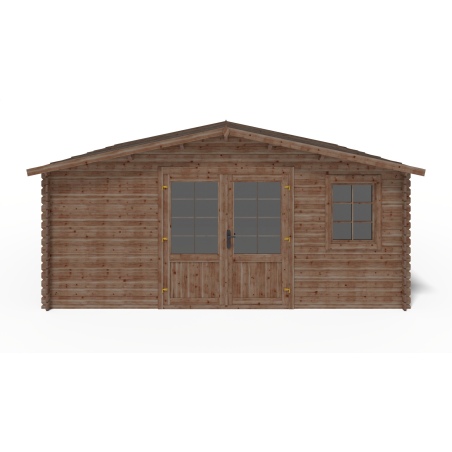 Gartenhaus, Gerätehaus 25m2 - 5x5m - 28mm - Imprägniert