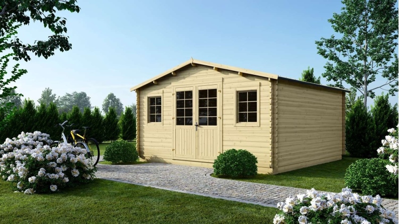 Gartenhaus, Gerätehaus 20m2 - 5x4m - 40mm