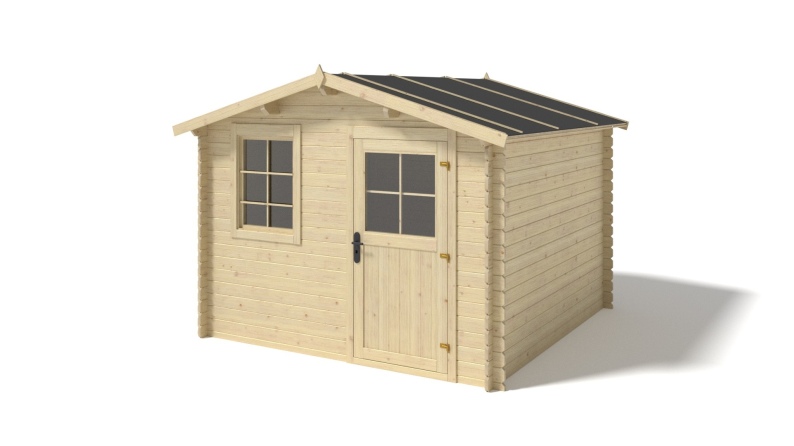 Gartenhaus, Gerätehaus 6m2 - 3x2m - 28mm