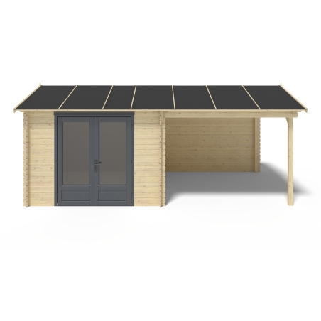 Gartenhaus, Gerätehaus 17.4m2 - 5.79x3m - 28mm