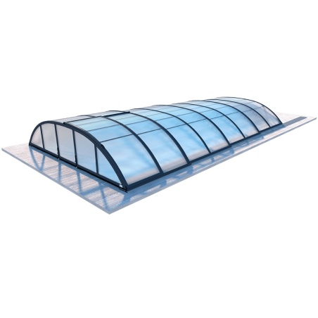 Poolüberdachungen Horizon - 7.03x3.36 m - 8 mm Hohlkammer-Polycarbonat - für pool BAS7307