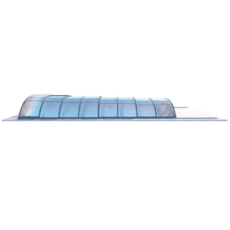 Poolüberdachungen Horizon - 7.03x3.36 m - 8 mm Hohlkammer-Polycarbonat - für pool BAS7307