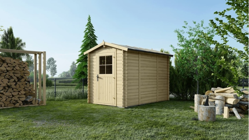 Gartenhaus, Gerätehaus 5.7m2 - 1.9x3m - 28mm