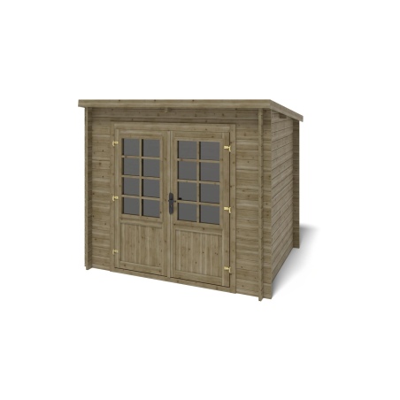 Gartenhaus, Gerätehaus 5m2 - 2.5x2m - 28mm - Imprägniert