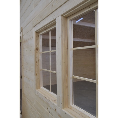 Gartenhaus, Gerätehaus – 6x6 m mit Anbau 6x5.72 m - 48 m²