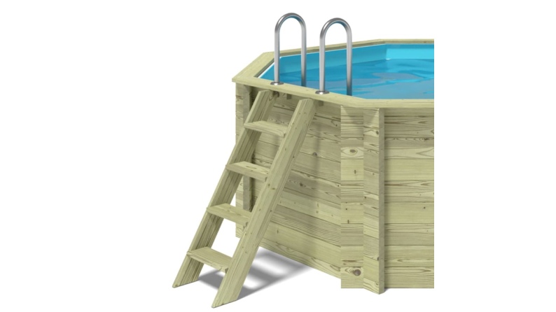 Pool CORAL 3.25 x 3.25 - H.1.18 m, hellblau, freistehend - ohne Betonieren