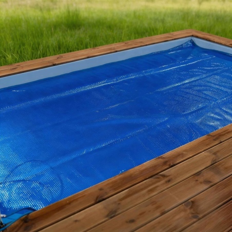 Sommerabdeckung aus Luftpolsterfolie 6.47 x 3.22 m für Pool BAS7308