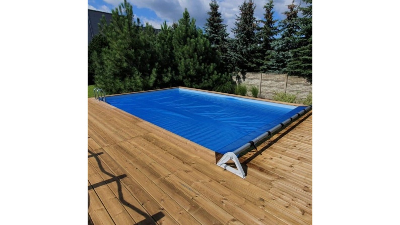 Sommerabdeckung aus Luftpolsterfolie 6.47 x 3.22 m für Pool BAS7308