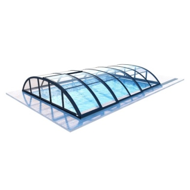 Poolüberdachungen Horizon - 4.33x2.52 m - Massives Polycarbonat 3 mm - für pool BAS7302. BAS7303