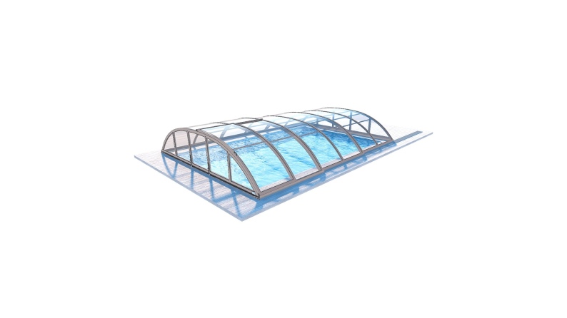 Poolüberdachungen Horizon - 4.33x2.52 m - Massives Polycarbonat 3 mm - für pool BAS7302. BAS7303