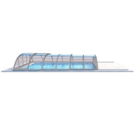 Poolüberdachungen Horizon - 6.1x2.38 m - Massives Polycarbonat 3 mm - für pool BAS7306