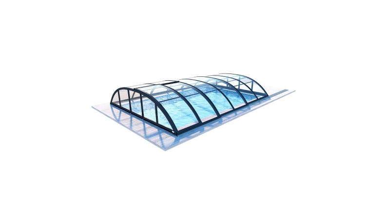 Poolüberdachungen Horizon - 5.95x3.08 m - Massives Polycarbonat 3 mm - für pool BAS7305