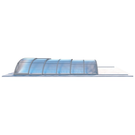 Poolüberdachungen Horizon - 5.95x3.08 m - 8 mm Hohlkammer-Polycarbonat - für pool BAS7305