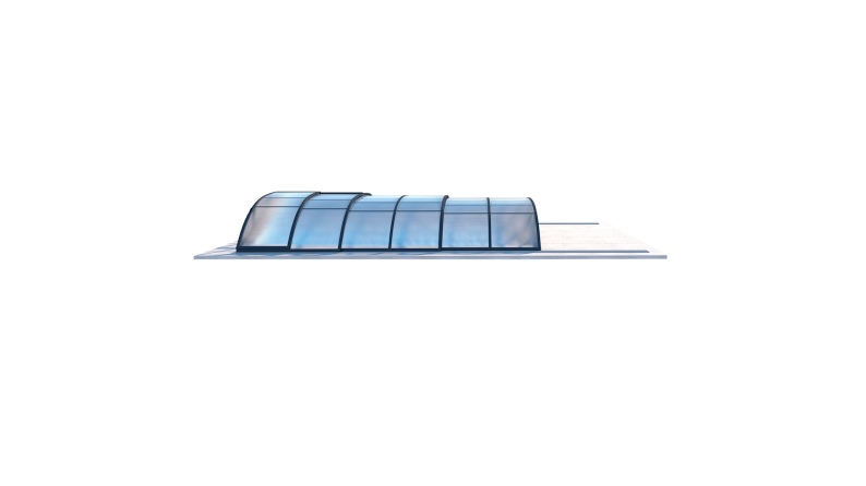 Poolüberdachungen Horizon - 6.1x2.38 m - 8 mm Hohlkammer-Polycarbonat - für pool BAS7306
