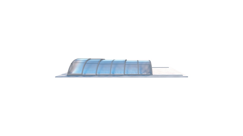 Poolüberdachungen Horizon - 6.1x2.38 m - 8 mm Hohlkammer-Polycarbonat - für pool BAS7306