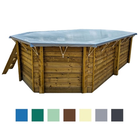 Winterabdeckung  3.41 x 3.41 m für Pool BAS7301