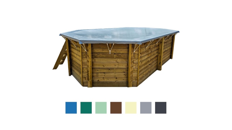 Winterabdeckung  6.26 x 3.01 m für Pool BAS7307