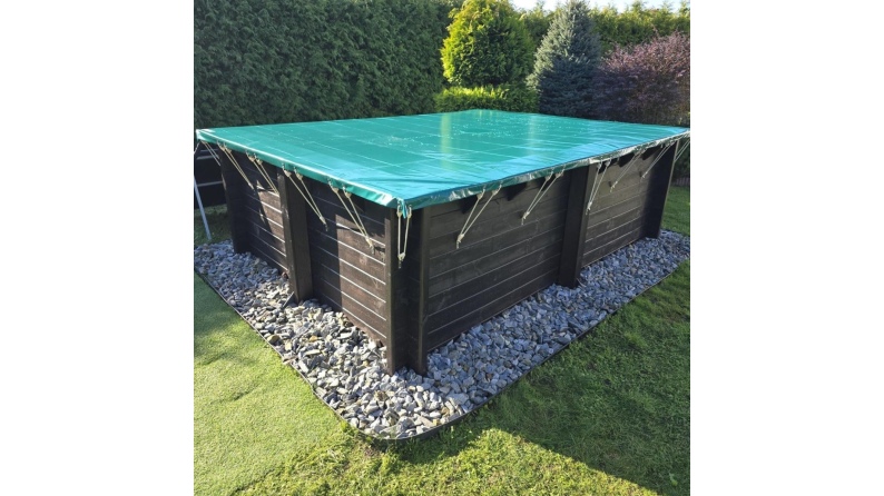 Winterabdeckung  6.26 x 3.01 m für Pool BAS7307