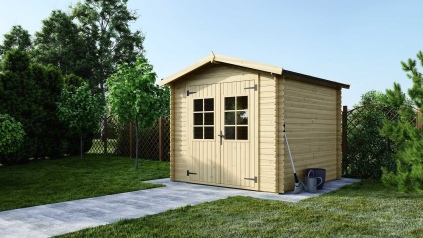 Gartenhaus, Gerätehaus 6.05m2 - 2.46x2.46m - 19mm