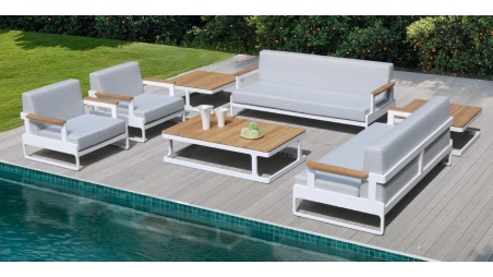 Gartenbank 85x85xH.37 cm