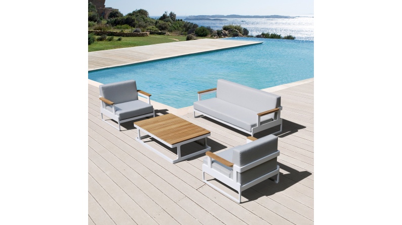 Gartenbank 140x85xH.37 cm