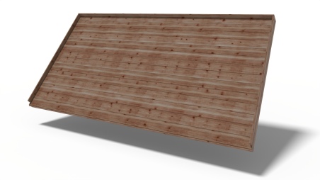Universalboden für Gartenhäuser -  mm - Paket 3m2 - Imprägniert
