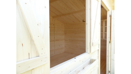 Gartenhaus, Gerätehaus 12m2 - 4x3m - 28mm