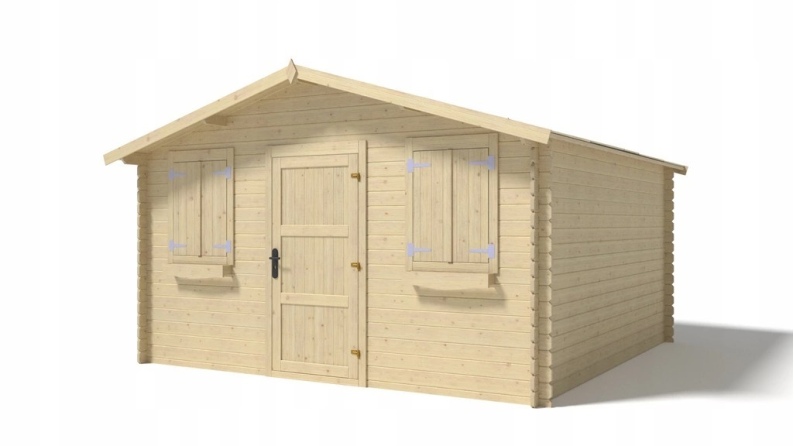 Gartenhaus, Gerätehaus 16m2 - 4x4m - 28mm