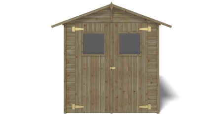 Gartenhaus, Gerätehaus 3.46m2 - 1.9x1.82m - Imprägniert