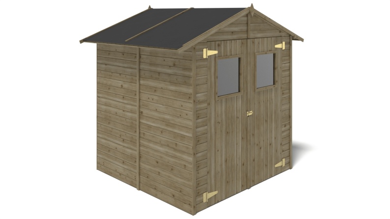 Gartenhaus, Gerätehaus 3.46m2 - 1.9x1.82m - Imprägniert