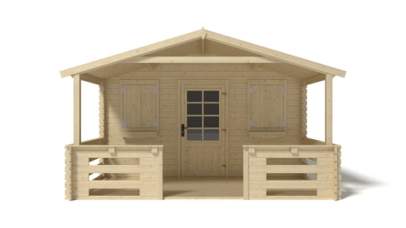 Gartenhaus, Gerätehaus – 4x3 m mit Anbau 4x2.76 m - 20 m²