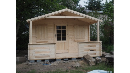 Gartenhaus, Gerätehaus – 4x3 m mit Anbau 4x2.76 m - 20 m²