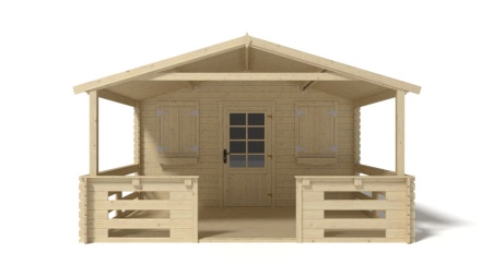 Gartenhaus, Gerätehaus – 4x3 m mit Anbau 4x2.76 m - 24 m²