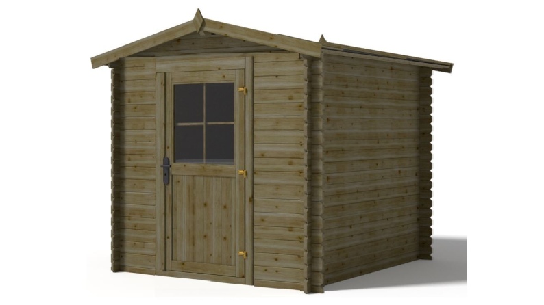 Gartenhaus, Gerätehaus 4.75m2 - 1.9x2.5m - 28mm